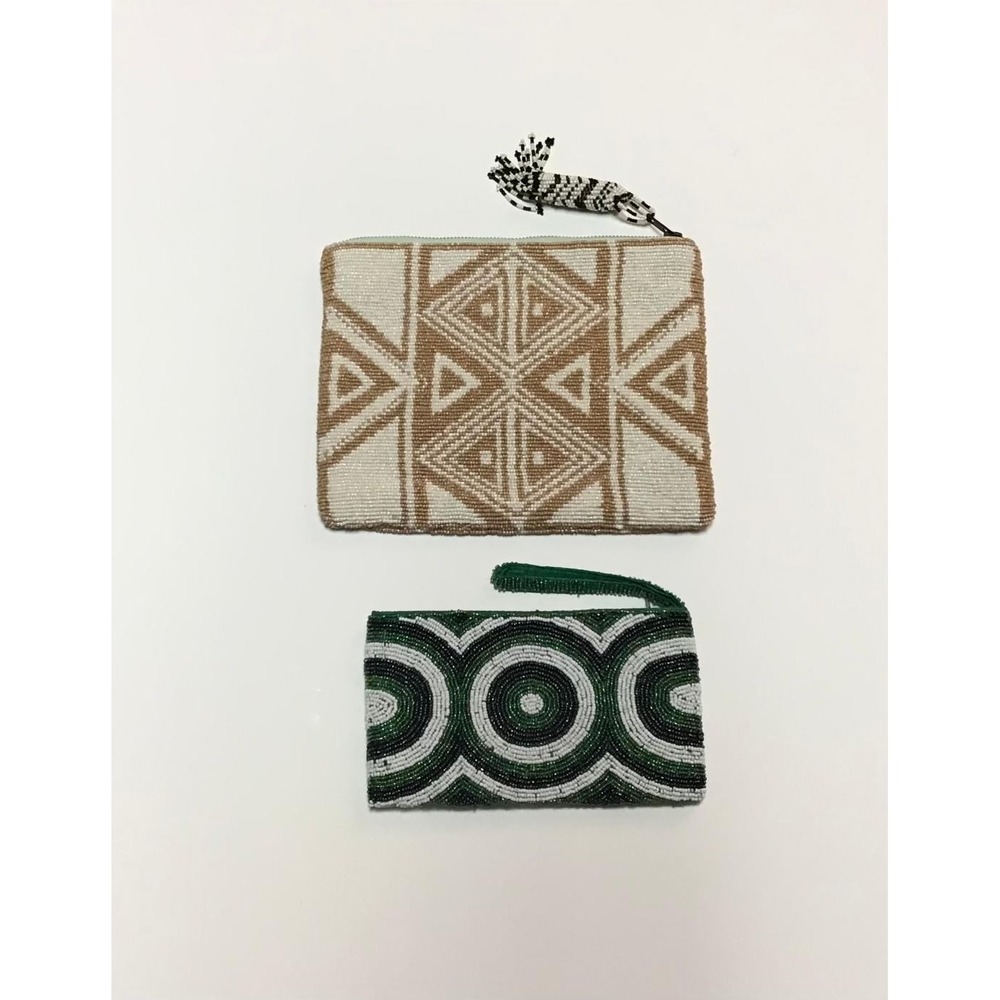Anthropologie Beaded Design Clutch Cases (2) - Great Gatsby Roaring 20's style